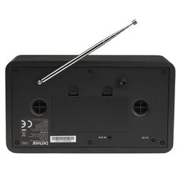 Denver DAB-18DARKGREY - Retro radio mørkegrå