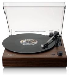 Lenco LS-15WD skivspelare med inbyggda högtalare och Bluetooth