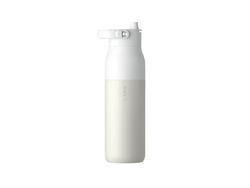 LARQ PureVis 2, 1000 ml, Daglig bruk, Fitness, Turgåing, Idretter, Beige, Hvit, Rustfritt stål, Voksen, Mann/kvinne