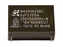 Seika MK450K474 1 st MKP foliekondensator med radialtråd 0,47 µF 450 V 10 % 27,5 mm (Ø x H) 20 mm x 11 mm