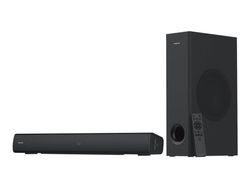 Creative Stage V2 - Lydplankesystem - for TV / skjerm - 2,1 kanaler - trådløs - Bluetooth - 80 watt (Total) - svart