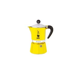 Bialetti Rainbow, 0,06 l, Aluminium, Termoplast, Gult, 140 mm, 6,2 cm