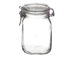 Patentglass Fido Bormioli 1 ltr. Ø10,6x16 cm - (kartong á 6 stk.)