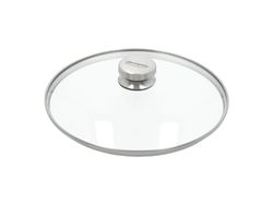 Demeyere 6528, Rund, Gjennomsiktig, Glass, Rustfritt stål, 28 cm, 293 mm