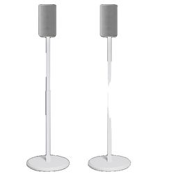 Højttalerstander, Justerbar Højde, Surround Sound Kompatibilitet, HVID