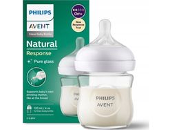 Philips AVENT Natural Response SCY930/01 Tåteflaske i glass, Gjennomsiktig