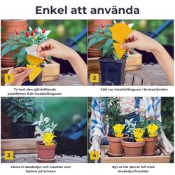 Multipak insektfælder til rabatter / planter