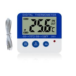 INF Trådløst digitalt termometer med alarm 0
