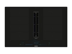 Siemens iQ700 EX807NX68E, Svart, Innebygget, 80 cm, Sonebasert induksjon, Glass-keramikk, 4 zone(s)