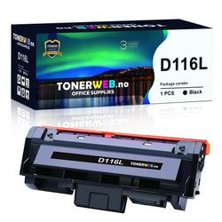 Samsung Toner Sort (3.000 sider) - Erstatter MLT-D116L (1 stk.)