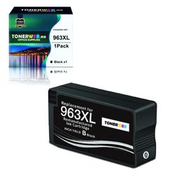 Blekkpatron, erstatter HP Sort 963XL (2000 sider) (47 ml) (1 stk.)