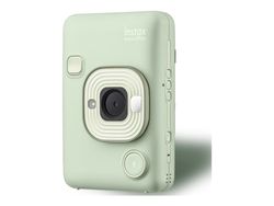 Fujifilm Instax Mini LiPlay - Digitalkamera - kompakt med øyeblikkelig bildeskriver - Bluetooth - matcha-grønn