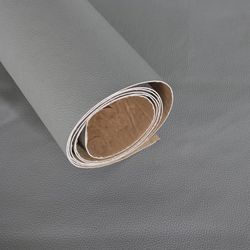 Selvklæbende PU-læder grå vægbeklædning 140 cm - Pr. meter