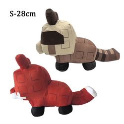 TreasuringU 28/40 cm Grow Garden Wolf Plyschleksaker Spel Tecknad Tvättbjörn Fox Fyllda dockor Kudde Mjukdjur Brinquedos Födelsedagspresenter