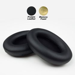 Ørepuder Kompatible med SONY WH-1000XM3 Proteinlæder Ørepuder med memoryskum Puder Udskiftning af øretelefoner Soft Pro
