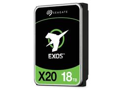 Seagate Exos X18 ST18000NM000J - Hårddisk - 18 TB - intern - SATA 6Gb/s - 7200 rpm - buffert: 256 MB