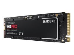 Samsung 980 PRO MZ-V8P2T0BW - SSD - kryptert - 2 TB - intern - M.2 2280 - PCIe 4.0 x4 (NVMe) - buffer: 2 GB - 256-bit AES - TCG Opal Encryption