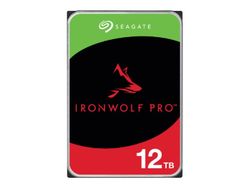 Seagate IronWolf Pro ST12000NT001 - Hårddisk - 12 TB - intern - 3,5" - SATA 6Gb/s - 7200 rpm - buffert: 256 MB - med 3 års Seagate Rescue Data Recove
