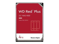 WD Red Plus WD40EFPX - Harddisk - 4 TB - intern - 3.5" - SATA 6Gb/s - 5400 rpm - buffer: 256 MB