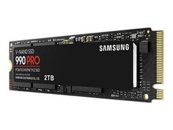 Samsung 990 PRO MZ-V9P2T0BW - SSD - kryptert - 2 TB - intern - M.2 2280 - PCIe 4.0 x4 (NVMe) - 256-bit AES - TCG Opal Encryption 2.0