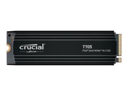 Crucial T705 - SSD - krypterat - 2 TB - inbyggd - M.2 2280 - PCI Express 5.0 (NVMe) - TCG Opal Encryption 2.01 - integrerad kylfläns