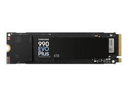Samsung 990 EVO Plus MZ-V9S2T0 - SSD - krypterat - 4 TB - inbyggd - M.2 2280 - PCIe 5.0 x2 (NVMe) - 256 bitars AES - TCG Opal Encryption 2.0