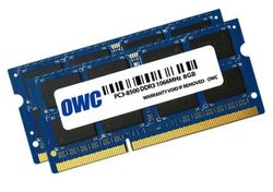 Other World Computing - DDR3 - sats - 16 GB: 2 x 8 GB - SO DIMM 204-pin - 1066 MHz / PC3-8500 - CL7 - 1.5 V - ej buffrad - icke ECC