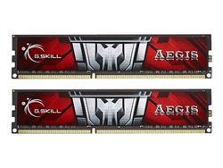 G.Skill AEGIS F3-1600C11D-16GIS - DDR3 - sett - 16 GB: 2 x 8 GB - DIMM 240-pin - 1600 MHz / PC3-12800 - CL11 - 1.5 V - ikke-bufret - ikke-ECC