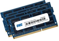 OWC 4x 8GB, 1600MHz, DDR3L, PC12800, 32 GB, 4 x 8 GB, DDR3, 1600 Mhz, 204-pin SO-DIMM, Blå