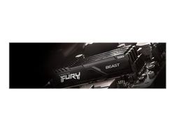 Kingston FURY Beast - DDR4 - sats - 128 GB: 4 x 32 GB - DIMM 288-pin - 3200 MHz / PC4-25600 - CL16 - 1.35 V - ej buffrad - icke ECC - svart