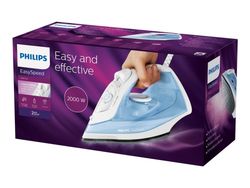 Philips EasySpeed GC1740 - Dampstrykejern - 2000 W - lys blå