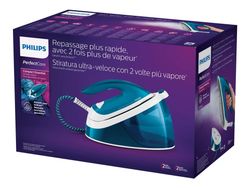 Philips PerfectCare Compact Essential GC6840 - Dampstrykejern med automatisk slukking - såleplate: SteamGlide - 2400 W