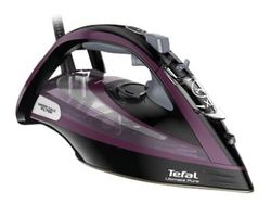 Tefal Ultimate Pure FV9835E0 - Dampstrykejern med automatisk slukking - såleplate: Durilium AirGlide Autoclean - 3000 W - bysantmetall