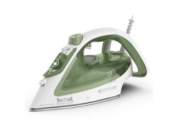 Tefal Easygliss Eco FV5781, Tørr & dampstrykejern, Durilium Airglide-såle, 2 m, 260 g/min, Hvit, Grønn, 50 g/min
