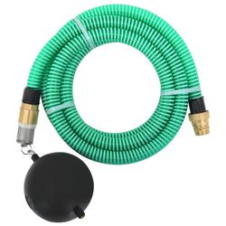 vidaXL Sugeslange med messingkoblinger grønn 1,1" 10 m PVC
