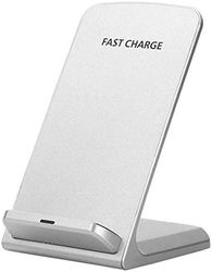 White Wireless Desktop Stand Charger Qi-Certified 10W Fast Charge For XIAOMI REDMI NOTE 13