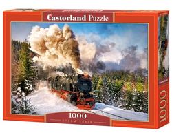 Castorland Steam train 1000 pcs, 1000 stykker, Kjøretøy, 9 år