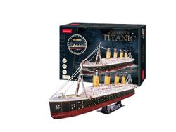 CubicFun Titanic LED, 266 styck, Fartyg, 14 År