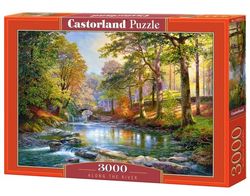 Castorland Along the River 3000 pcs, 3000 stykker, Landskap, 9 år