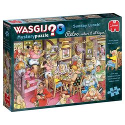 Wasgij Retro Mystery 5 Sunday Lunch Pussel 1000 bitar 25009