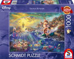 Disney The Little Mermaid Ariel Thomas Kinkade Puslespill 1000 brikker Schmidt