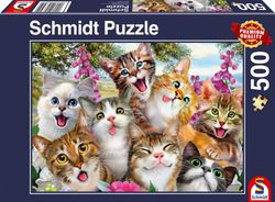 Cat Selfie Pussel 500 bitar Schmidt