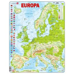 Larsen Rampussel Europa karta 87 Bitar