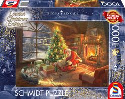 Santa Claus is here! Thomas Kinkade Puslespill 1000 brikker Schmidt