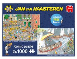 Jan Van Haasteren Puslespill Dutch Traditions 2x1000 brikker, Jumbo