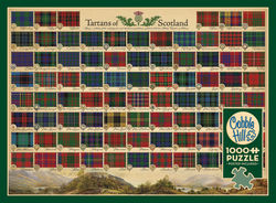 Puslespill Tartans of Scotland 1000 brikker, Cobble Hill