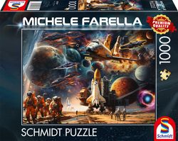 Puslespill The allure of space Journeys to distant galaxies 1000 brikker, Schmidt