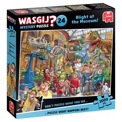 Wasgij Mystery 24 Blight At The Museum! Pussel 1000 bitar