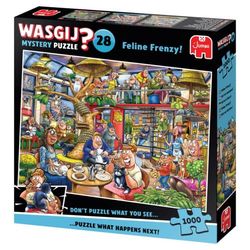 Wasgij? Mystery 28 - Feline Frenzy! 1000 Bitar