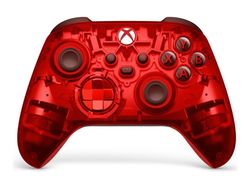 Microsoft Xbox Wireless Controller - Pulse Cipher Special Edition - spelkontroll - trådlös - Bluetooth - transparent röd - för Microsoft Xbox Series